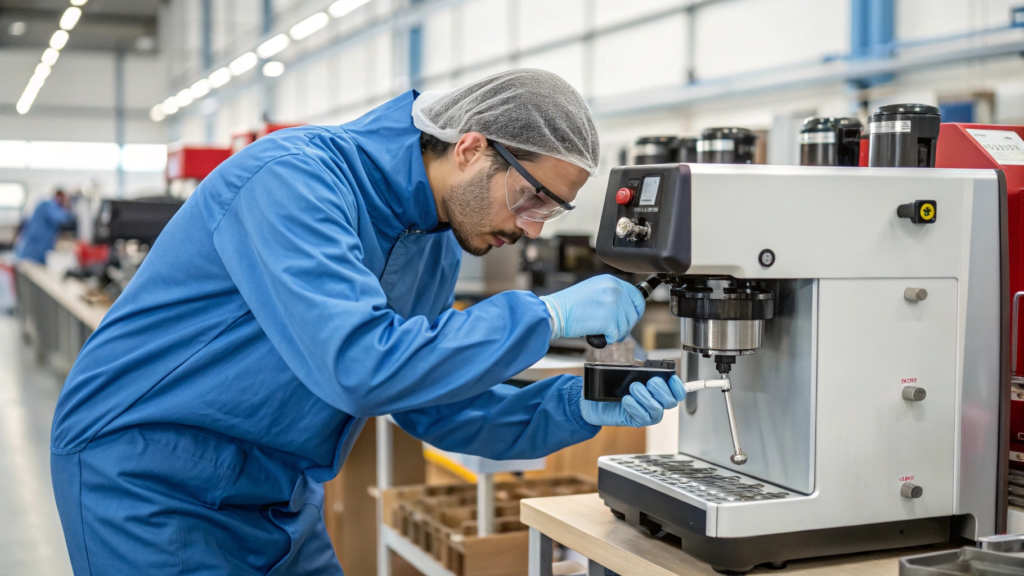 Coffee equipment maintenance