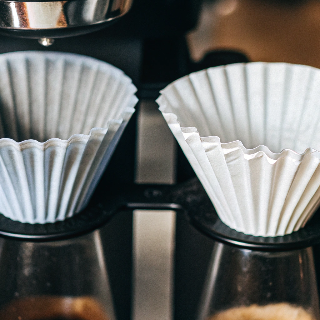 #4 vs #2 coffee filters side by side