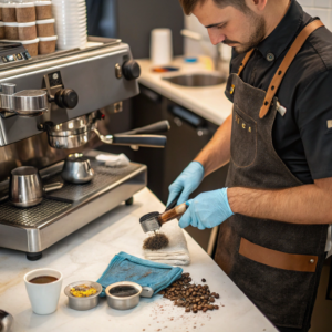 stainless steel coffee components