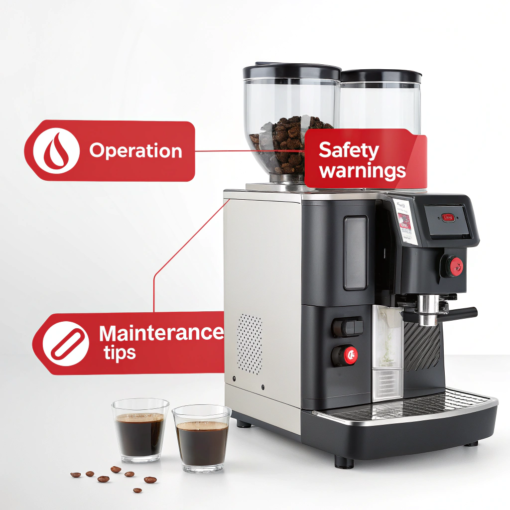Coffee machine labeling requirements