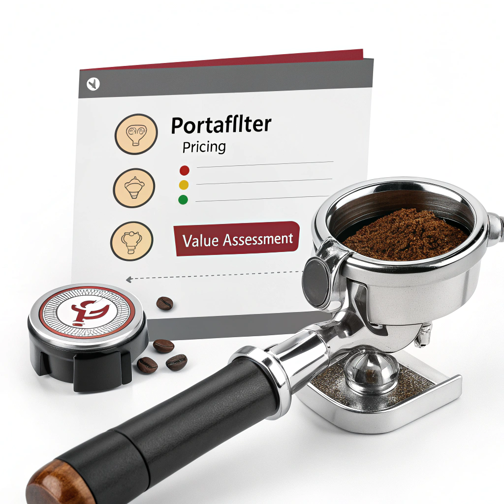 Custom portafilter pricing and value assessment