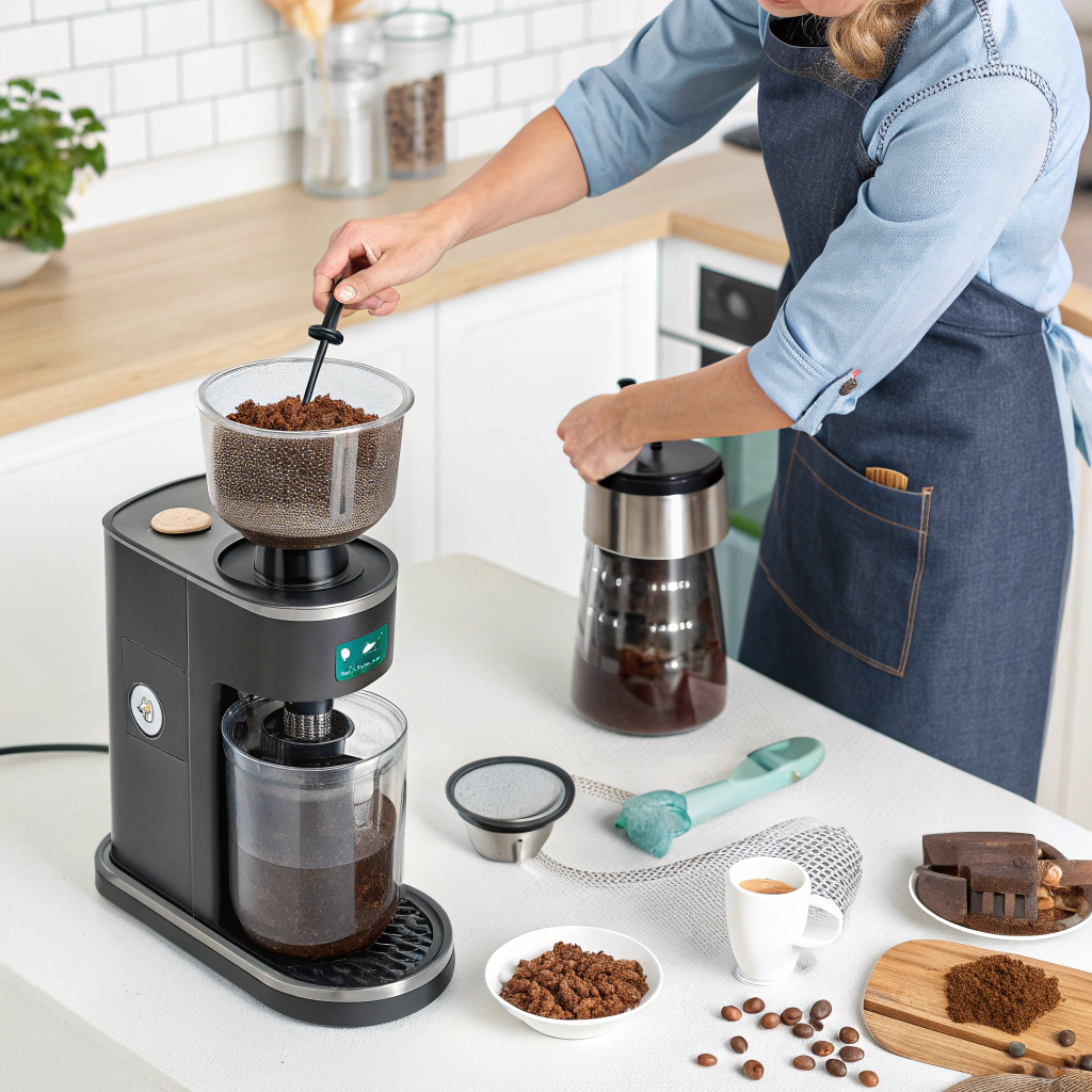 Easy-to-use coffee cleaning system demonstration