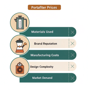 factors affecting portafilter prices