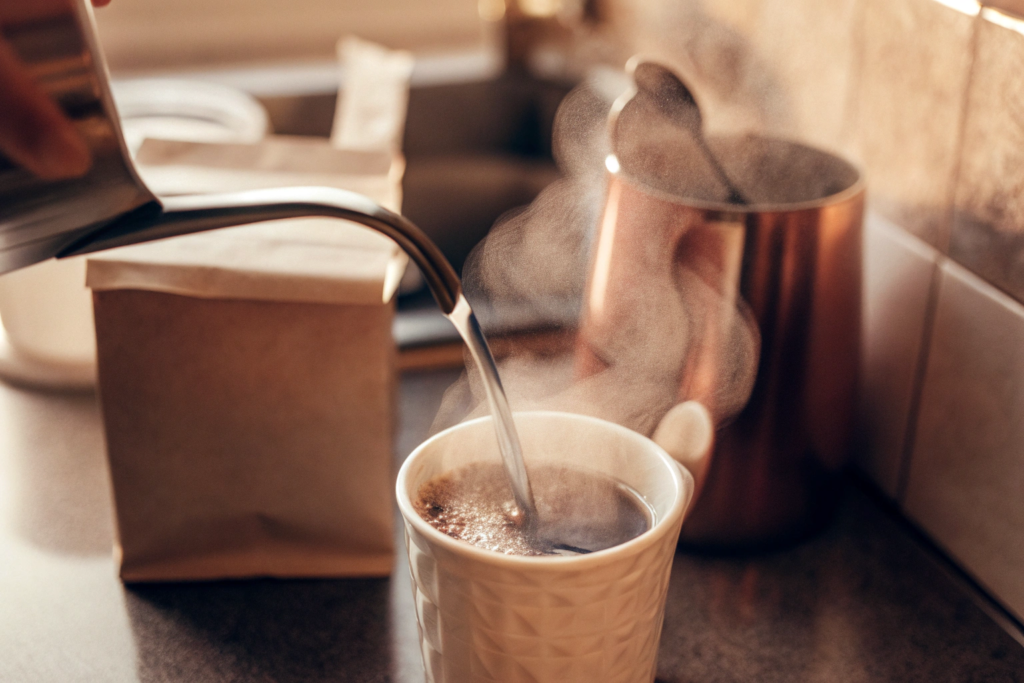 instant coffee preparation