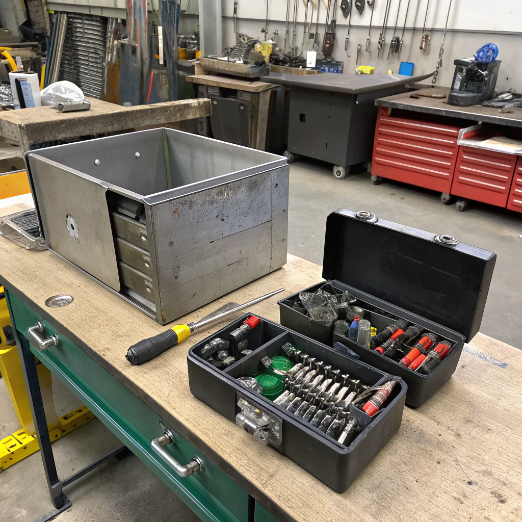alt with maintenance comparison for knock boxes and drawers
