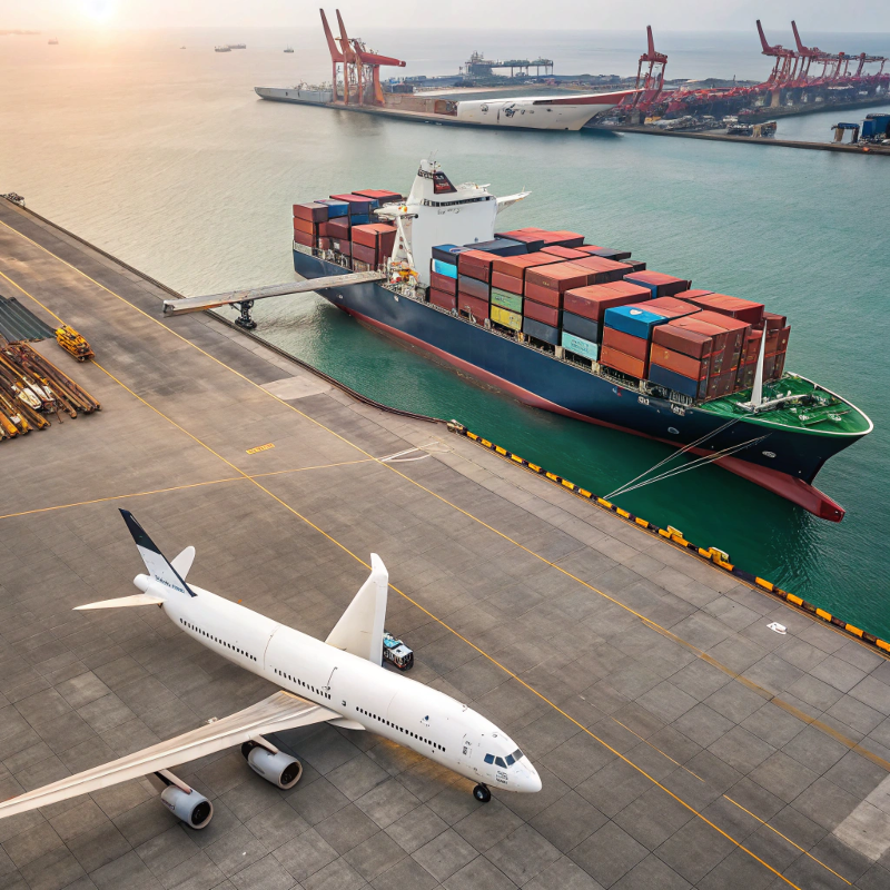 Air-sea combination shipping