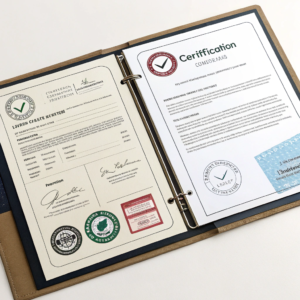 alt with certification documents coffee industry