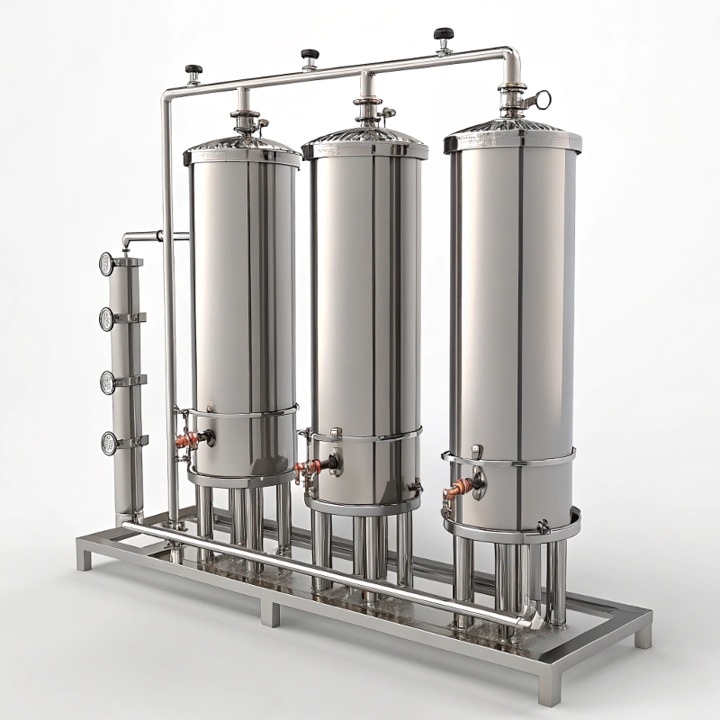 Column extraction system for coffee