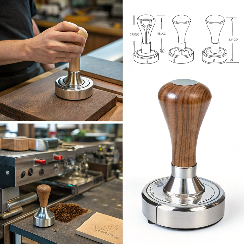 customized coffee tamper production