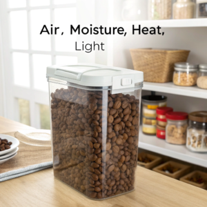 Proper coffee bean storage containers