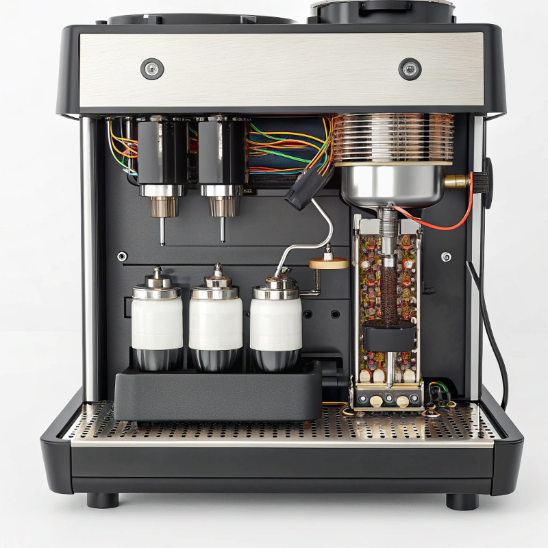 alt with coffee machine electrical components