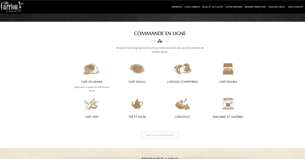 Cafés Carrion coffee systems