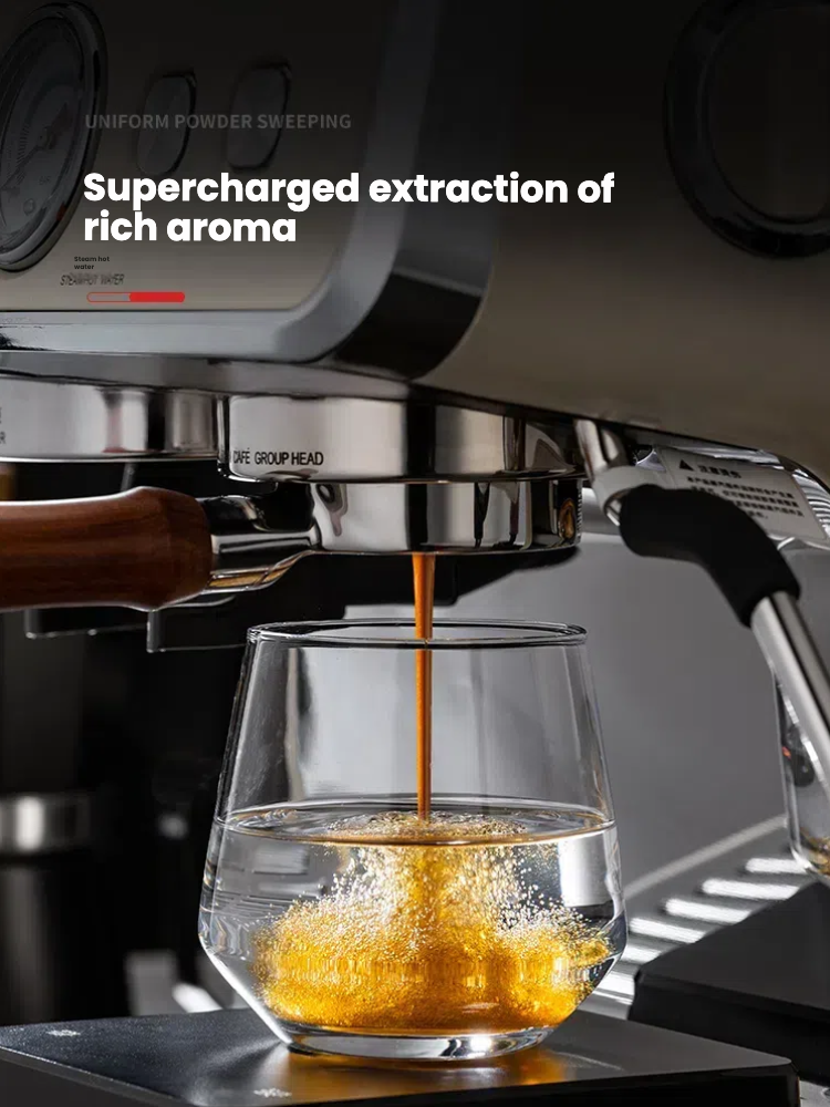 Panier à Café Inox 54mm Double Dose (18-20g) - Pour Machines Breville, Sage, De'Longhi, Rancilio