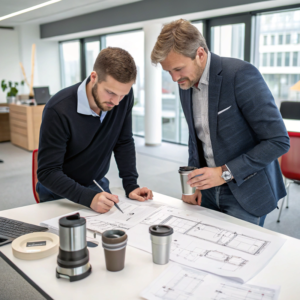 Coffee equipment factory inspection in China showing quality verification process