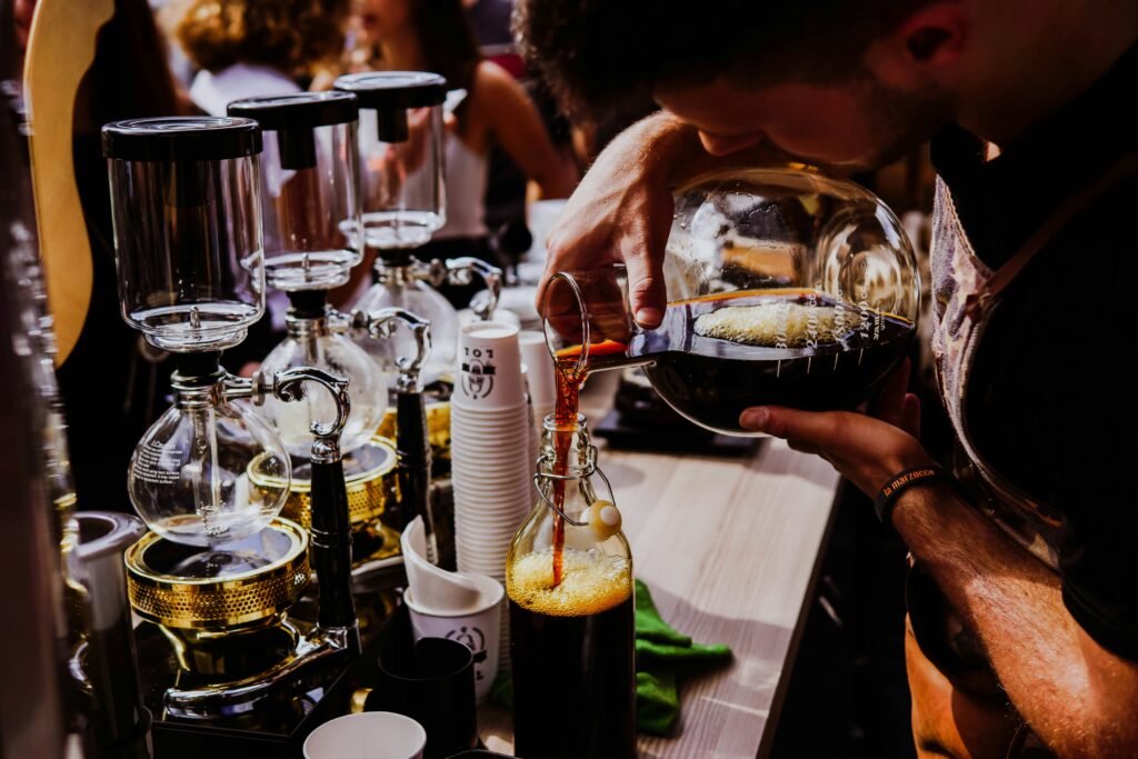 Coffee parts manufacturing quality inspection