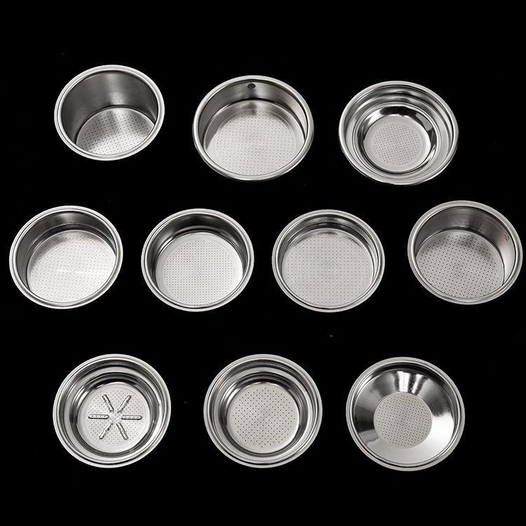 Comparison of different open-area percentages in coffee filter baskets
