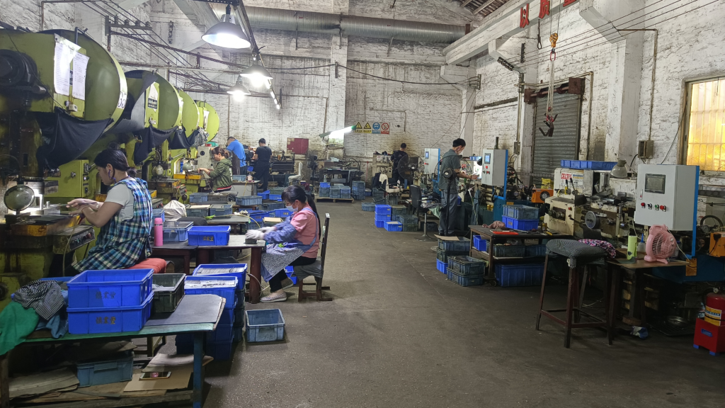 Optical quality control inspection of coffee filter basket holes