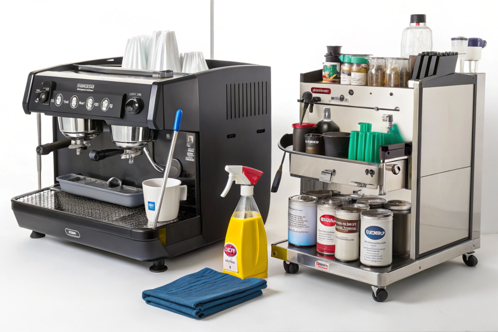 Professional maintenance of commercial coffee equipment Coffee equipment maintenance