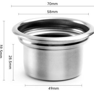 58mm to 49mm Step Down Coffee Filter Basket